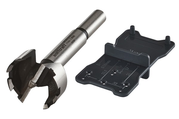 Wolfcraft Forstnerbohrer Ø 35 Mm Mit Markierhilfe, LäNge 90 Mm-image