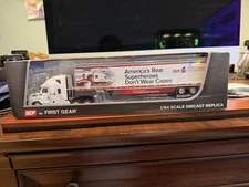 DCP 1/64 FIRST GEAR DIE CAST TRUCK AMERICAS'S SUPERHERO DONT WEAR CAPES