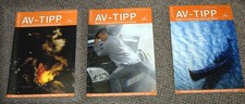 3 czasopisma AV-TIPP (1-3 z 2004 roku), poprzednik GOgrafix, okładka slajdów