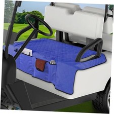 Golf Cart Seat Covers,Universal Golf Cart Seat Towel Blanket with 4 Navy Blue