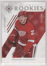 2018 Upper Deck Ultimate Collection Rookies 292/299 Tier 1 Michael Rasmussen ub7