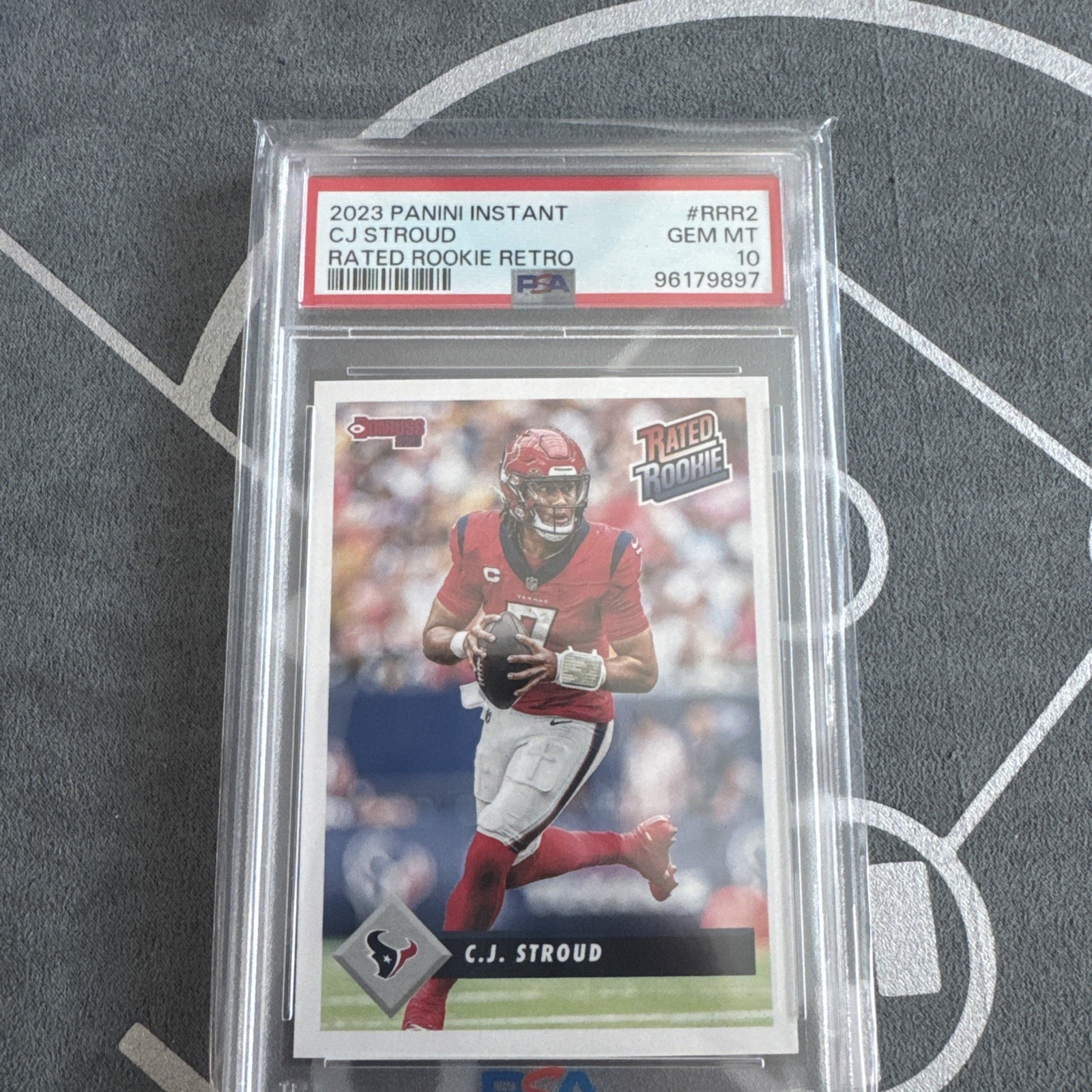 2023 Panini Instant CJ Stroud RC Rated Rookie Retro PSA 10 *873 view 1