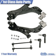 6PCS Front Lower Control Arm Tie Rods Kit for 2001-17 Chevrolet Equinox Terrain