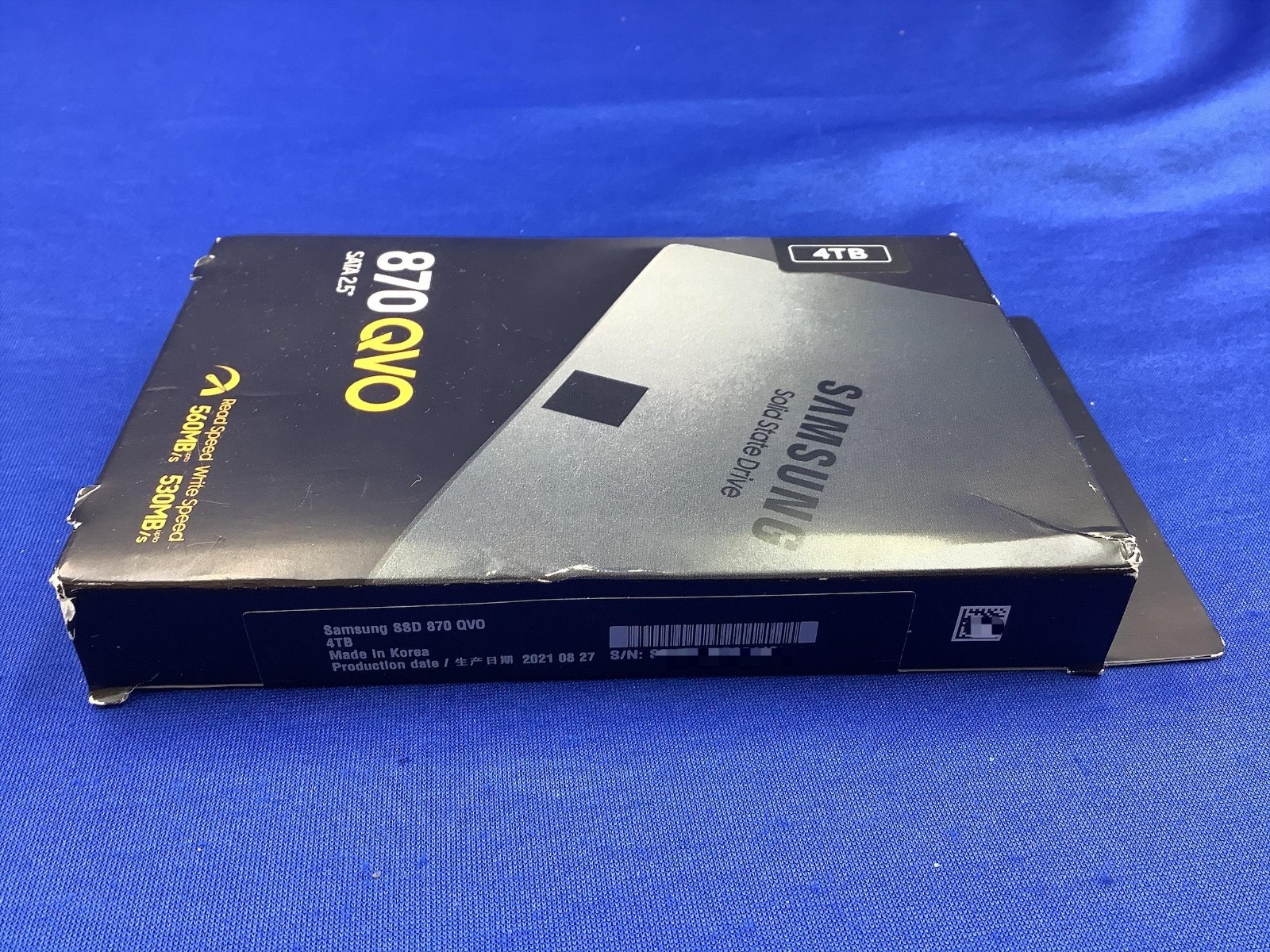 MZ-77Q4T0B/AM SAMSUNG 870 QVO 4TB SATA 2.5 V-NAND SSD MZ-77Q4T0