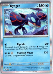 Kyogre 034/132 Mega Evolution Holo Rare