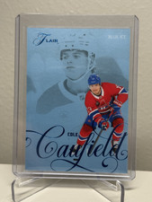 2025-26 Flair Hockey Blue Ice #68 Cole Caufield 07/49