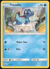 TOTODILE 18/73 COMMON SHINING LEGENDS POKEMON LIGHTLY PLAYED on eBay