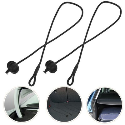 2 Pcs Car Parcel Shelf String Interior Universal Trunk Storage Cable Straps