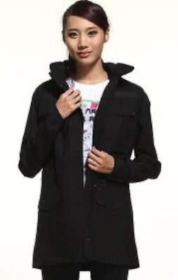 Nike Damen M65 Gore-Tex Jacke in Schwarz Größe XS Wasserdicht Regenmantel Kapuze Shell