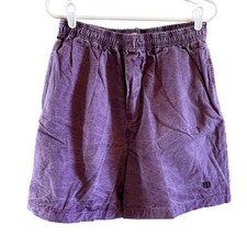 Vintage Wilson Large Dyed Denim Shorts Medium Pull On Drawstring Waist