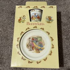 Royal Doulton Bunnykins Child 3-Piece Set Cereal Bowl, Mug and Plate Vintage