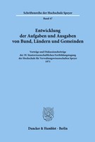 / | Entwicklung Der Aufgaben Und Ausgaben Von Bund, LäNdern Und Gemeinden.