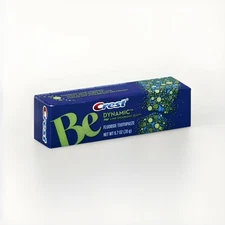 Crest Be Dynamic Toothpaste Lime Spearmint Zest  HTF Collectible New Sealed
