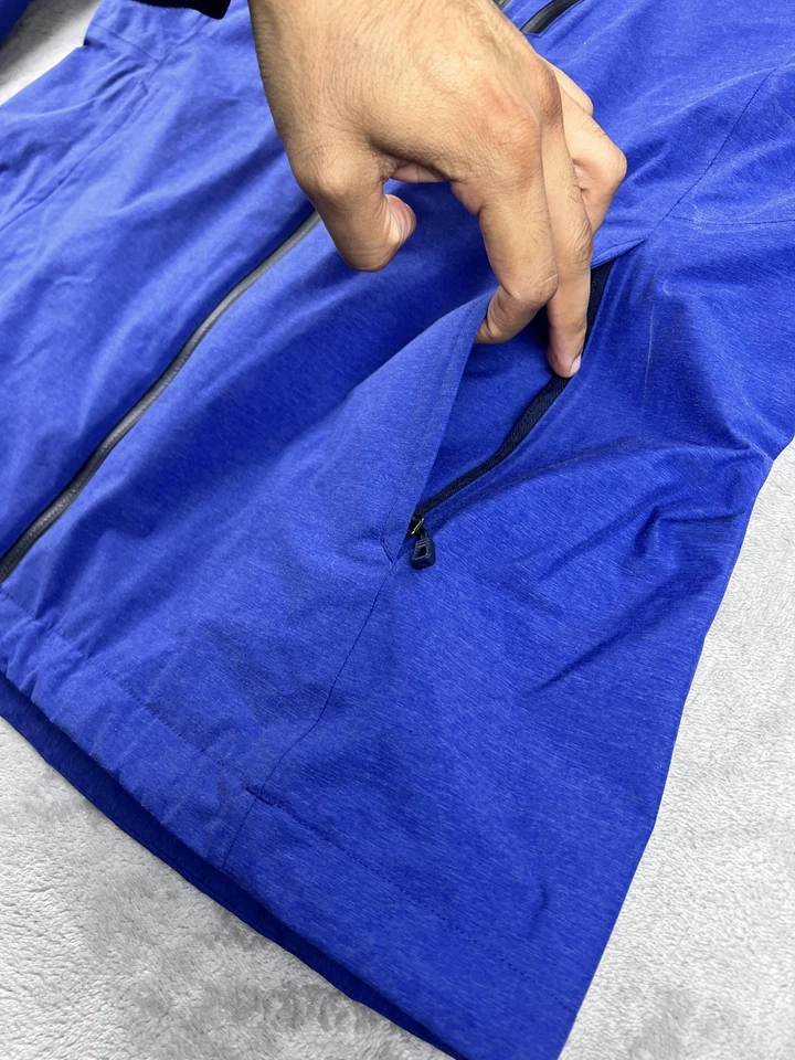 Chaqueta Patagonia 3 en 1 Windsweep para mujer grande con capucha impermeable abrigo de lluvia Foto 2 de 4