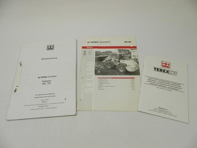 Terex Schaeff SKL 160 Radlader Betriebsanleitung Bedienung Wartung 2005