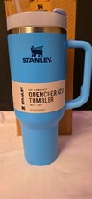 Stanley FlowState Quencher H2.0 Tumbler 40 oz Blue w/ Handle Lid Straw