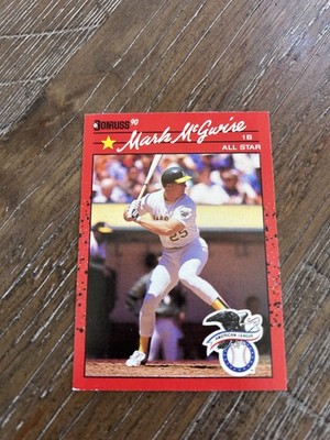 1990 Donruss Rare Mark Mcgwire MINT Error Card | eBay