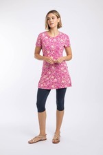 Weird Fish Sidra Printed Jersey Slub Tunic