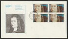 Canada #615, Jeanne Mance, Block, Official First Day Cover, FDC 1973