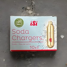 iSi Soda Chargers 10 Pack - CO₂ Cartridges for Soda Makers 