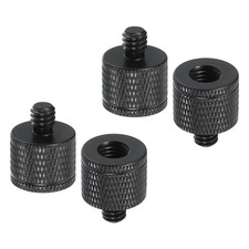 4Pcs M8 Female to 1/4" Male Tripod Nut Camera Mount Screw1 20mm