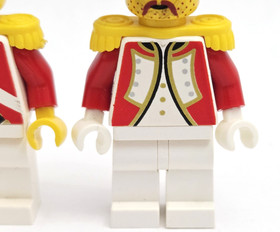 Vintage Lego Pirates Imperial Guard Admiral & Officer Minifigure Lot pi001 pi065