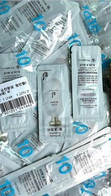 The history of Whoo Gongjinhyang Seol Brightening Gel 1ml x 50pcs Peeling Gel