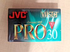JVC EHG Hi-Fi 90 Min. EP Mode Compact PRO VHS C TC-30 Video Cassette Tape