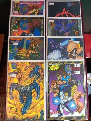 TEAM ANARCHY #1-8 Dagger Enterprises (1993)