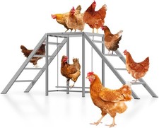 Chicken perch with swing, chicken perch, chicken coop accessories and toys