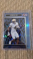 2025 Leaf Pro Set Football Jeremiyah Love Blue Base 7/25 Notre Dame Irish