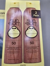 Sun Bum Original SPF 50 Moisturizing Sunscreen Spray 2 Pack, Exp. 10/27
