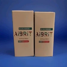 AIBRIT Gel Nail Polish Remover, 2 Pack 0.5 fl oz./15ml