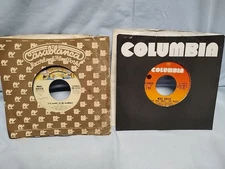 Mac Davis It's Hard To be Humble / Stop And Smell The Roses 45 RPM LOT OF 2