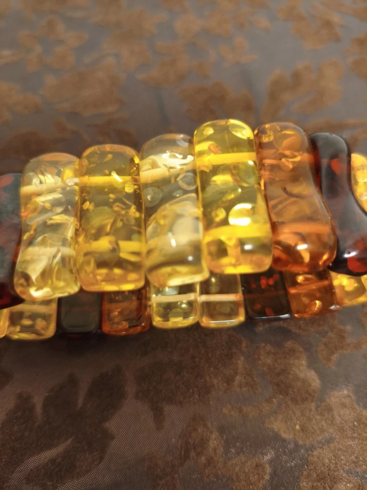 Bohemian Chic Damen-Bakelit-Armband (Bernsteinwachs) - Bild 2 von 4