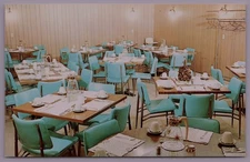 Postcard Dining Room Riverside Cafe Forest City Iowa IA