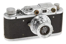 Fed I Camera #2329 Lens  Fed 3.5/50mm w/Orginal Case strap cap spool