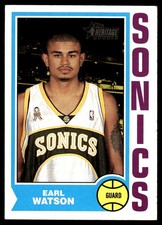 Earl Watson 2001-02 Topps Heritage #107 SuperSonics NBA READ FREE SHIPPING