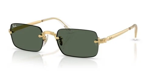 RAY BAN 3928 ASAP Rocky 54 001/71 Sunglasses Gold/Deep Green