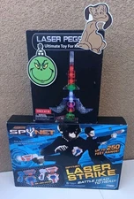 New Games Laser Pegs Young Dragonfly #1370 & Real Tech Laser Tag Spy Net 2 Lot🎁