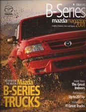 2001 01 Mazda Pickup  original sales brochure mint 
