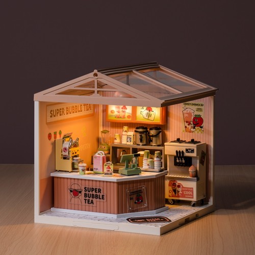 Rolife 1:24 Super Creator Plastic 3D Dollhouse 6-set Decor DIY Adult LED Gifts - Picture 78 of 104