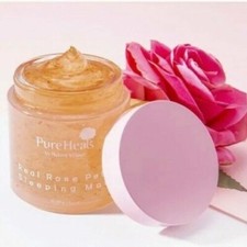 PureHeals by Nature Village Real Rose Petal Sleeping Mask 3.53oz NIB MSRP 55