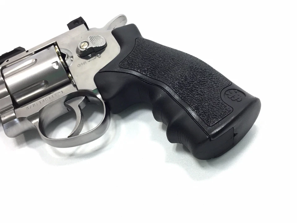 Revólver Black Ops Exterminator 2,5 pulgadas pistola de metal cromado pistola de airsoft juguete Foto 3 de 4