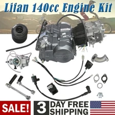 Lifan 140cc Engine Motor Kit For Dirt Pit Bike ATC70 CT70 CT90 CT110 CRF50 SSR