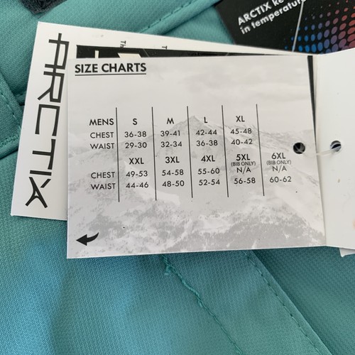 NEW Arctix Women's Insulated Snow Pants Size L 12/14 33" Inseam Jade Green - Picture 15 of 17