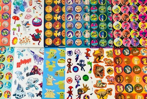 629+ STICKERS Happy Faces Hearts Stars Rainbows Unicorns Fashion Girl Power - Picture 13 of 18