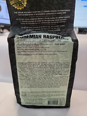 The Metropolitan Tea Company Bohemian Raspberry Loose Green Tea 1lbs