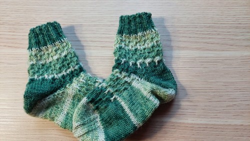 Kindersöckchen Babysöckchen Gr. 21 - handgestrickt