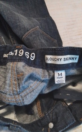 Gap Kids Jeans Size 14 1969 Slouchy Skinny Regular - Picture 5 of 15